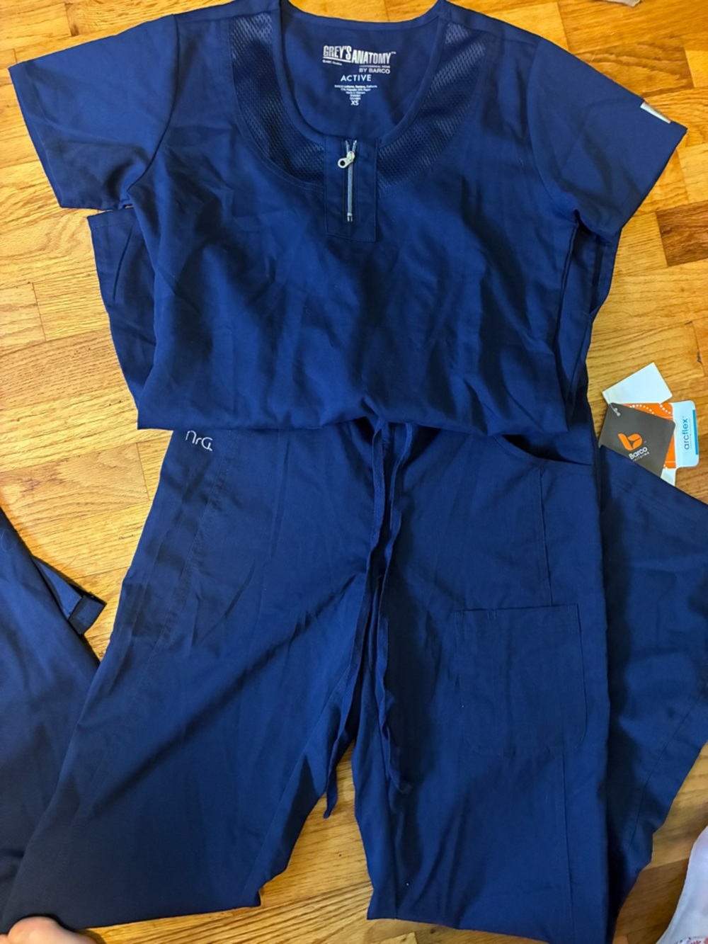 NWT NWOT Grey’s Anatomy scrub set, XS